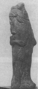 Terracotta from Nineveh (height 12.6 cm) depicting the amphibious deity Oannes or a priest in the at