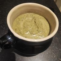 Broccoli and Kale pureed soup