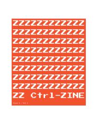 Ctrl ZINE: Issue 6 - Vol. 1