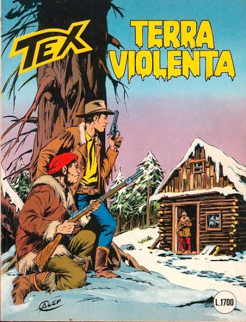 Tex Nr. 341: Terra violenta front cover (Italian).