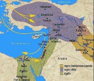 Migrations of the Sea Peoples, 1200 BC