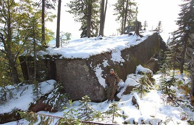 Megalithic site near Gornaya Shoria