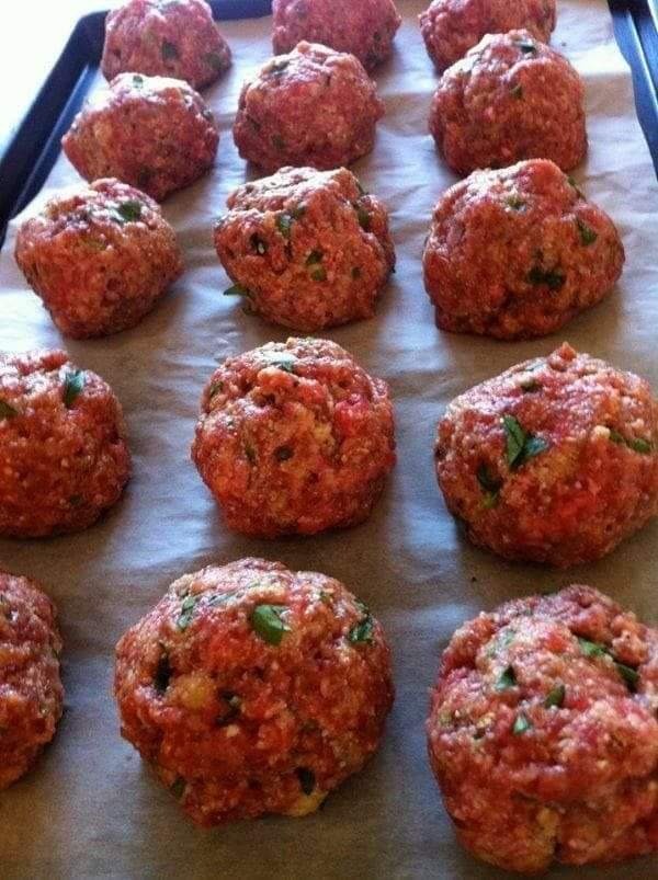 Easy Baked Meatballs