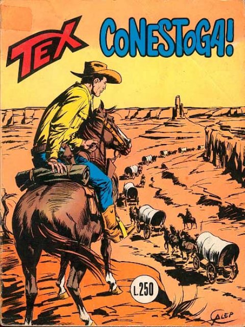 Tex Nr. 133: Conestoga! front cover (Italian).