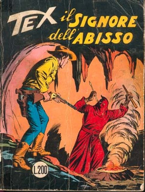 Tex Nr. 103: Il signore dell'abisso front cover (Italian).