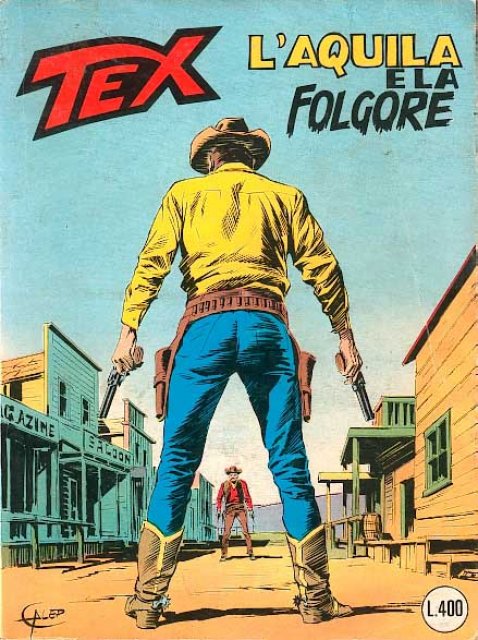 Tex Nr. 207: L'aquila e la folgore front cover (Italian).