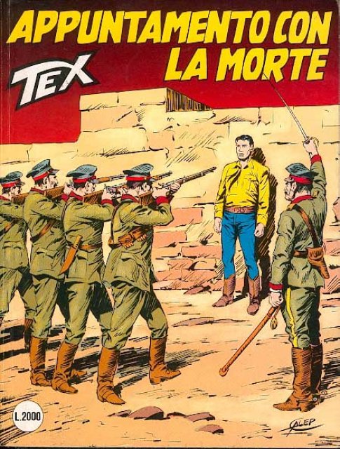 Tex Nr. 366: Appuntamento con la morte front cover (Italian).