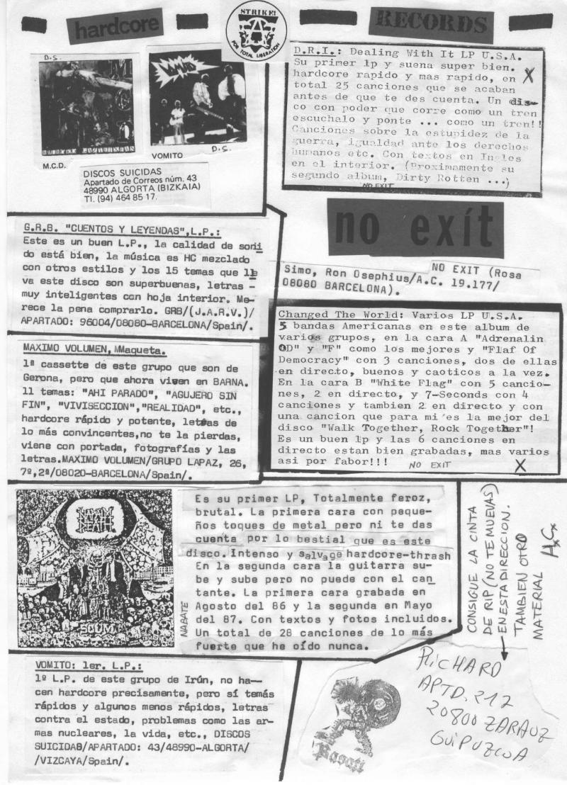 Radikal zine nº2 (Murcia 1988) (page 37)