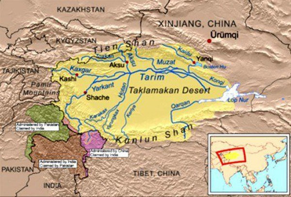 The Pakistani region bordering the Taklamakan desert, on the border with China: this is where the Uy