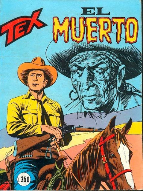 Tex Nr. 190: El Muerto front cover (Italian).