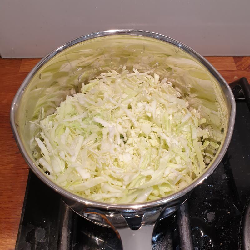 Cavolo salmone e formaggio di capra