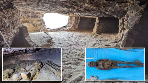 Discovered 'City of the Dead' with over 300 Tombs