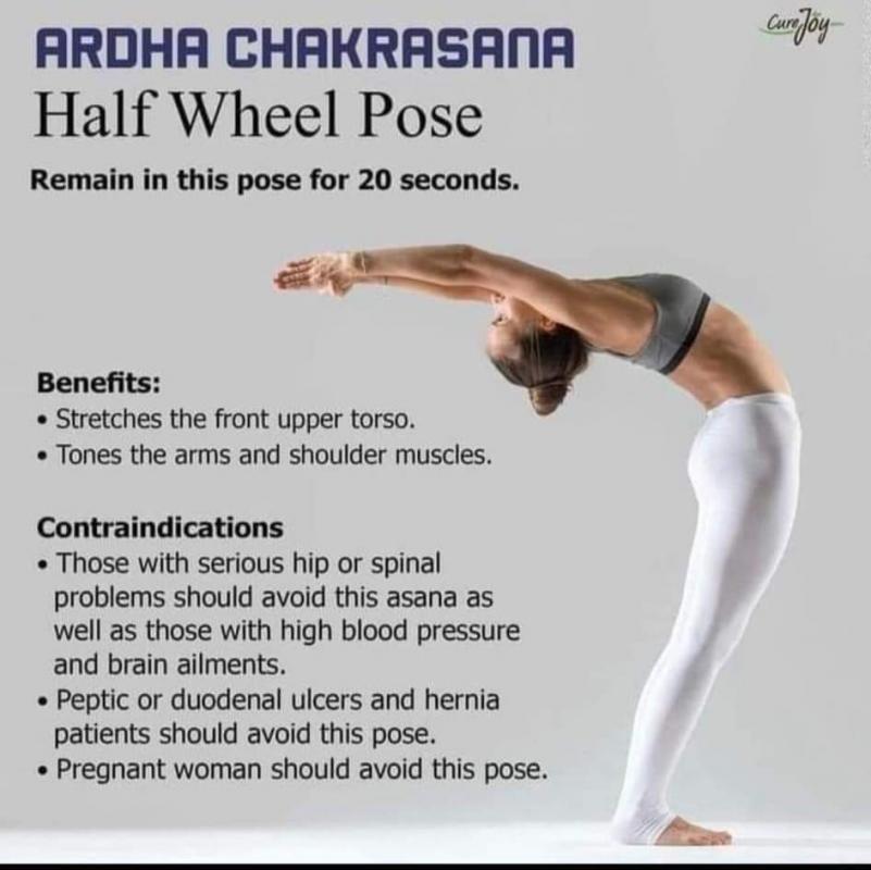 Half-Wheel Pose - Ardha Chakrasana