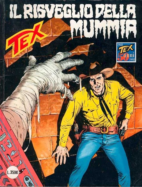 Tex Nr. 454: Il risveglio della mummia front cover (Italian).