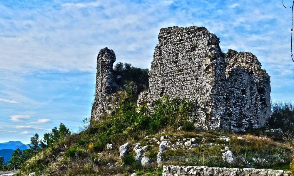 Even the hill on which the fortress of Castel Morrone stands, site of a battle during the Risorgimen