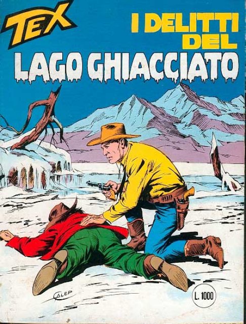 Tex Nr. 286: I delitti del lago ghiacciato front cover (Italian).