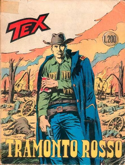 Tex Nr. 115: Tramonto rosso front cover (Italian).