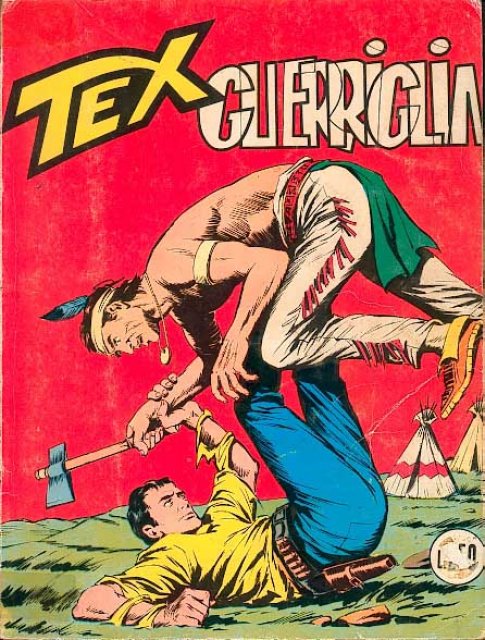 Tex Nr. 052: Guerriglia front cover (Italian).