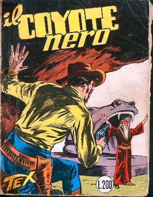 Tex Nr. 029: Il Coyote Nero front cover (Italian).