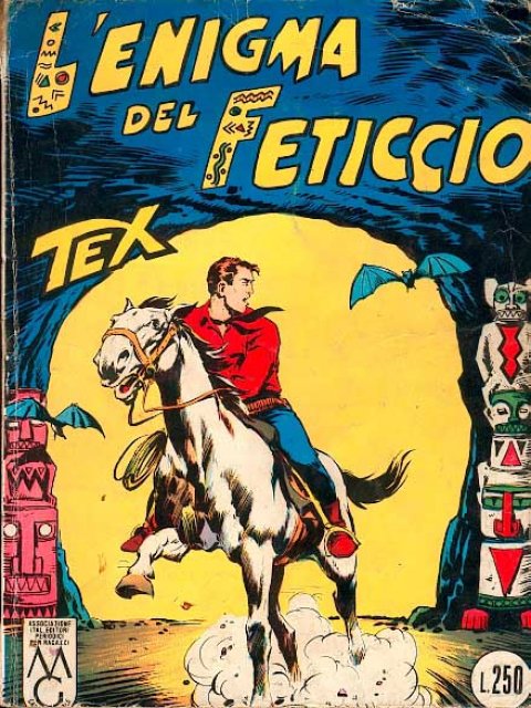 Tex Nr. 024: L'enigma del feticcio front cover (Italian).