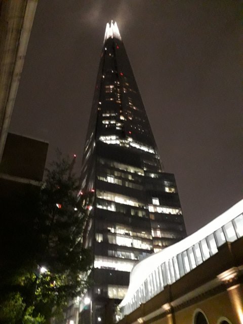 View under tube station entrance:London bridge