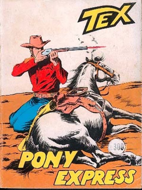 Tex Nr. 073: Pony Express front cover (Italian).