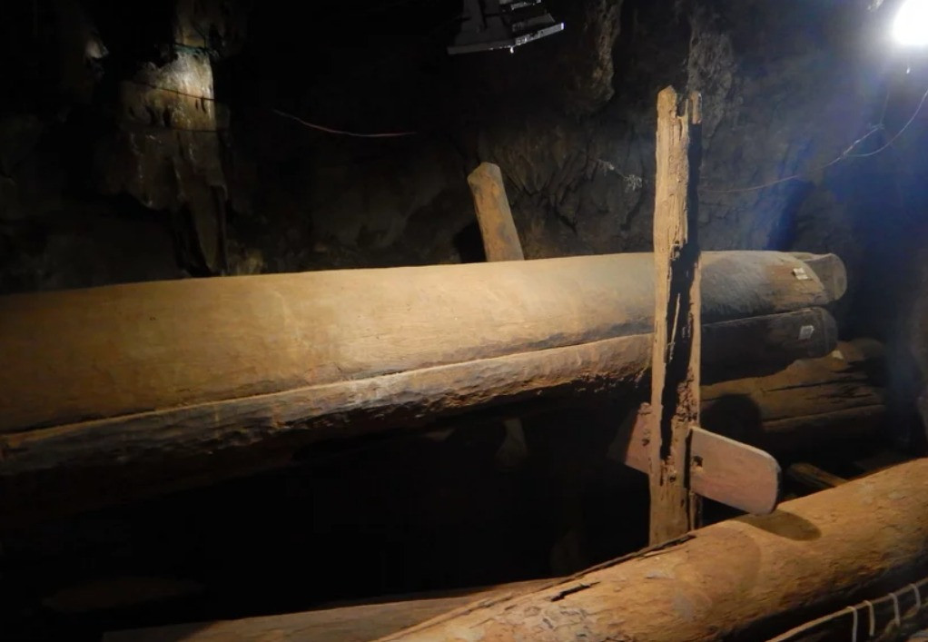 Mysterious Giant Wooden Coffins Found On Stilts Dating Back 2,300 Years