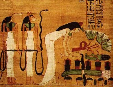 Painting in the Heruben papyrus