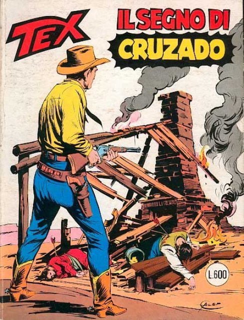 Tex Nr. 243: Il segno di Cruzado front cover (Italian).