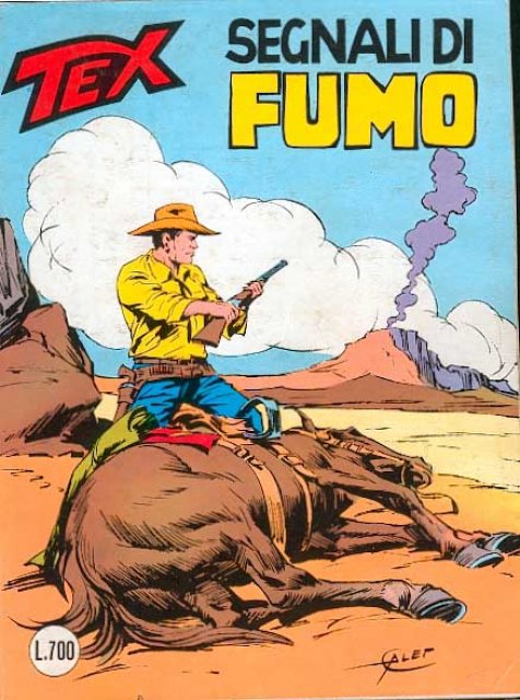 Tex Nr. 260: Segnali di fumo front cover (Italian).