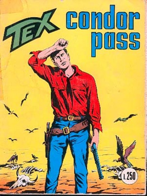 Tex Nr. 134: Condor Pass front cover (Italian).