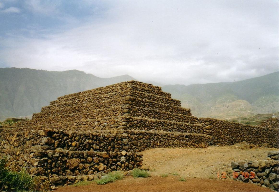 Pyramid of Guimar. It is impossible not to notice the similarities between the Sicilian pyramids and