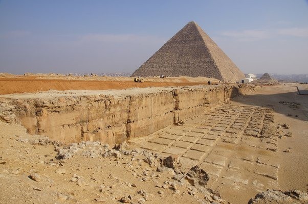 Quarries for the extraction of stones for the construction of the pyramids of Egypt