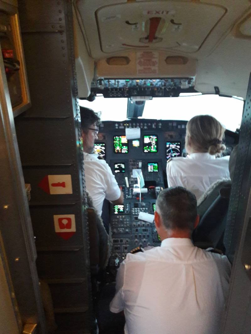 Cabina di controllo CRJ900