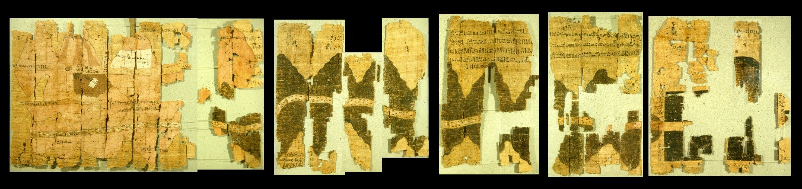 Turin papyrus map from ancient Egypt