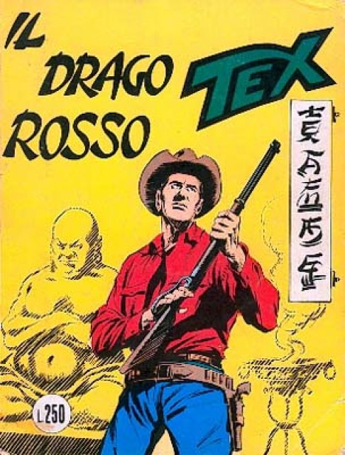 Tex Nr. 079: Il Drago Rosso front cover (Italian).