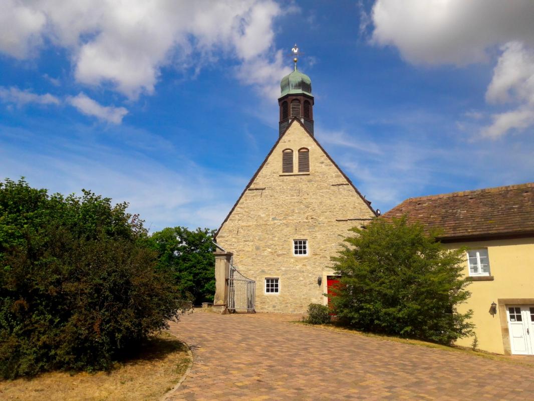 The Church next to the Castle of Hämelschenburg