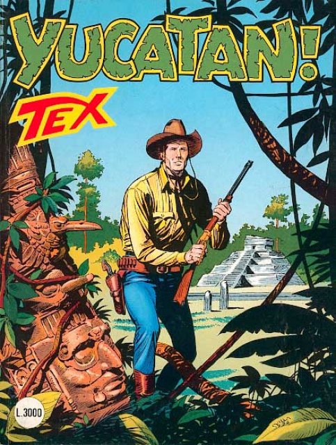 Tex Nr. 426: Yucatan! front cover (Italian).