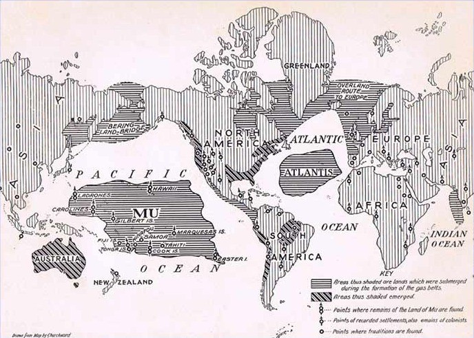 The lost continent of Mu