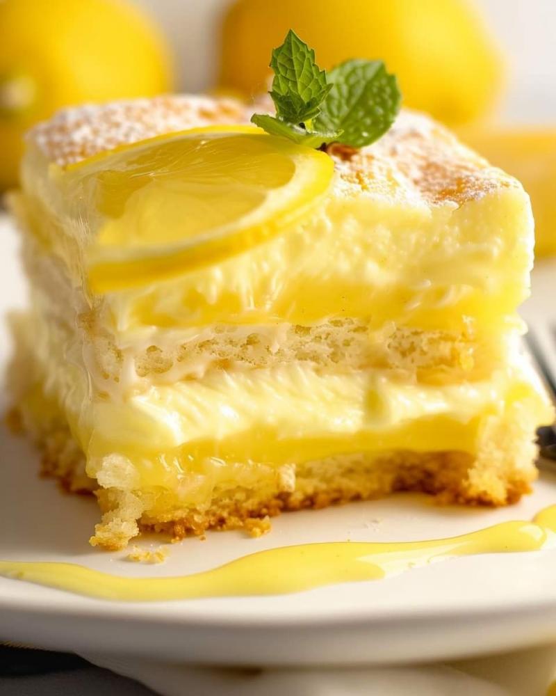 Lemon Tiramisu dessert 🍋🍰