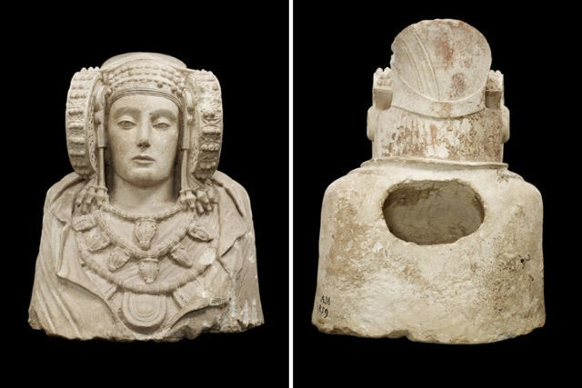 The Lady of Elche, a mysterious statue of a woman of probable Indo-European origin found in Spain, i