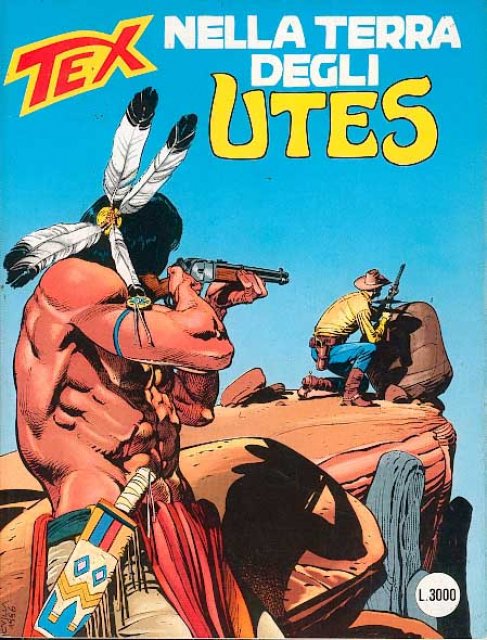 Tex Nr. 424: Nella terra degli Utes front cover (Italian).