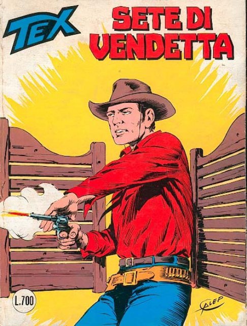 Tex Nr. 259: Sete di vendetta front cover (Italian).