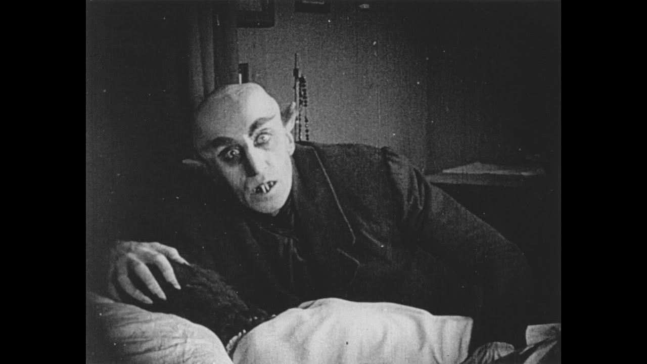 The shadow of Nosferatu the vampire (Nosferatu, eine Symphonie des Grauens), a mythical, imaginative