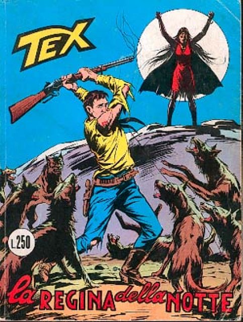 Tex Nr. 136: La regina della notte front cover (Italian).