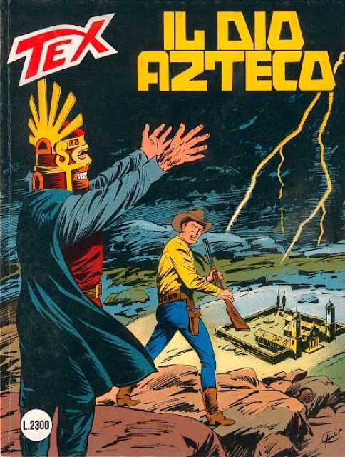 Tex Nr. 390: Il dio azteco front cover (Italian).