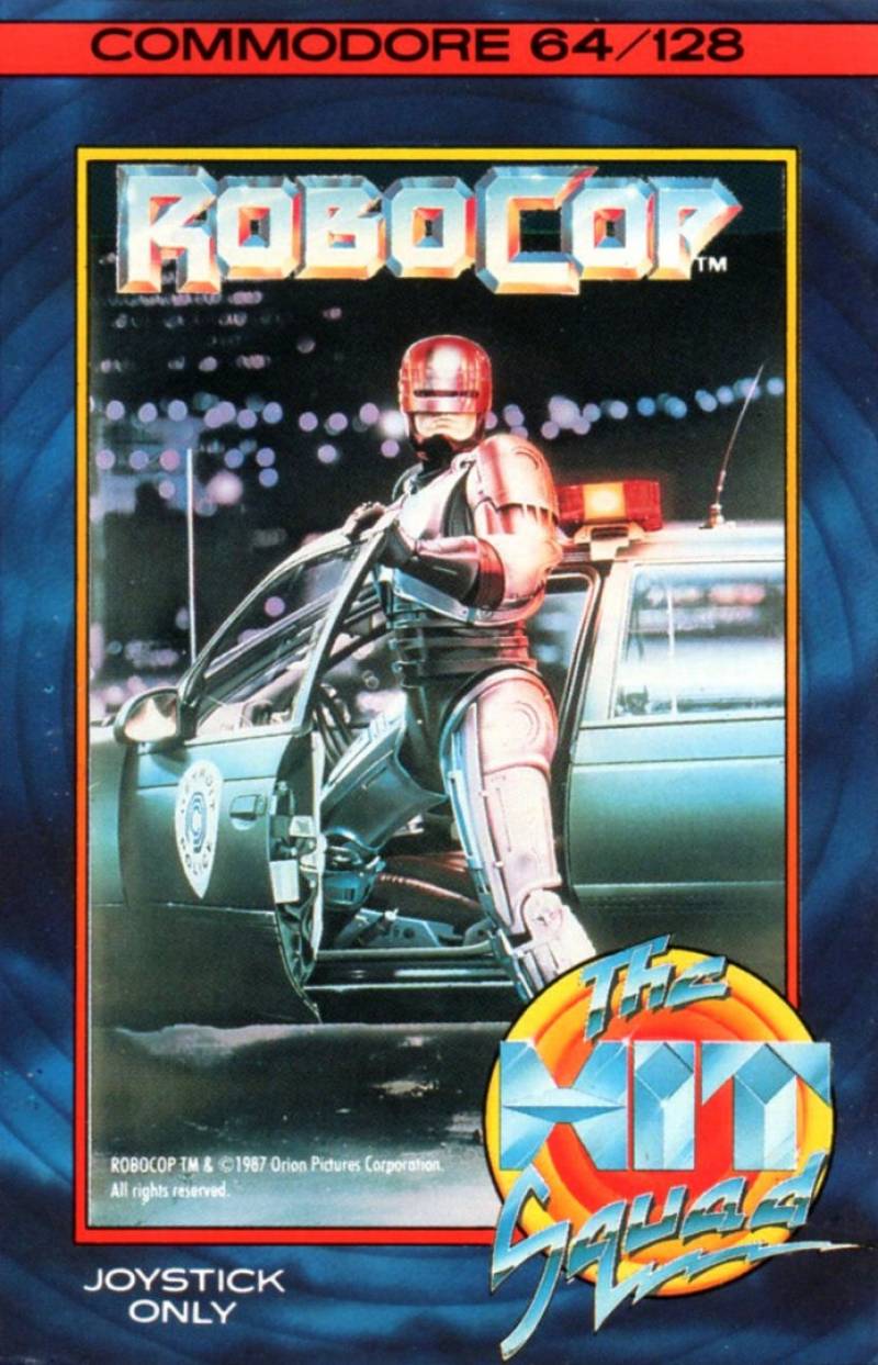 The defective version of RoboCop for the Commodore 64