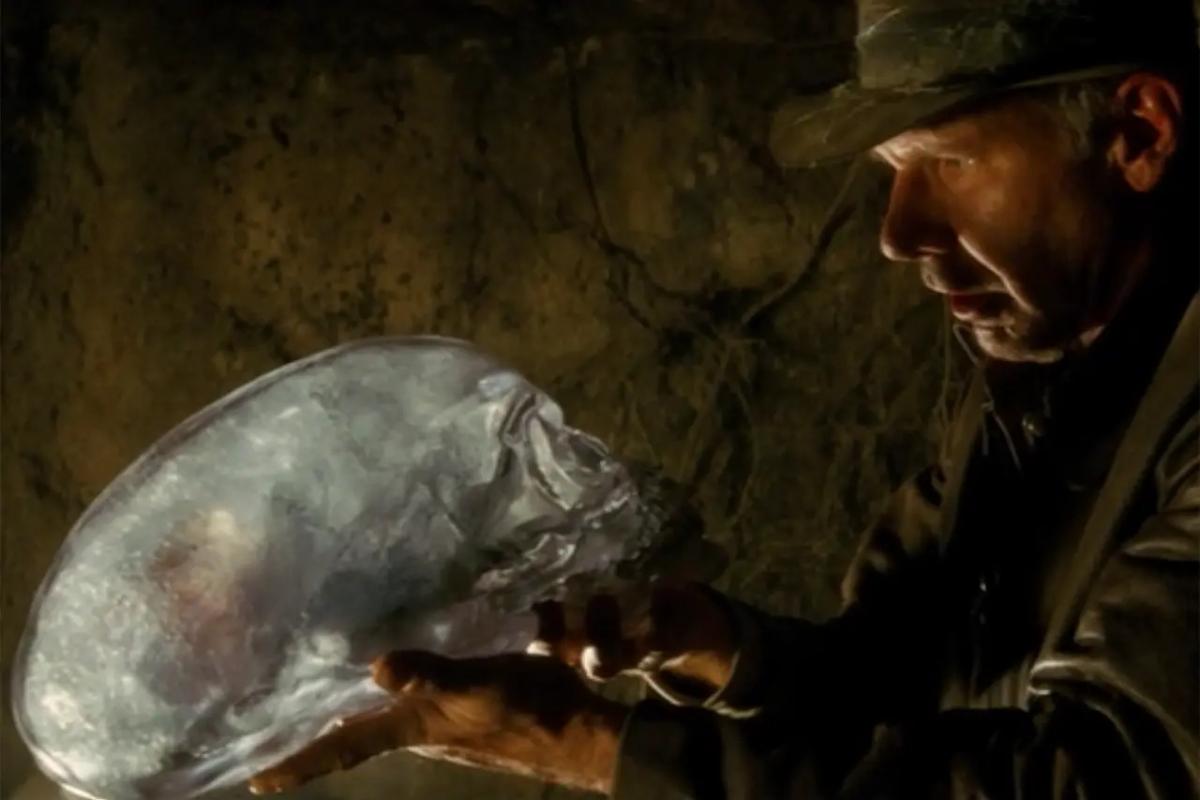 The fourth Indiana Jones film, released in 2008, is about crystal skulls: Indy is busy recovering on