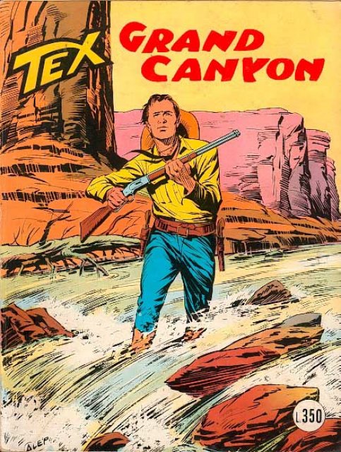 Tex Nr. 202: Grand Canyon front cover (Italian).