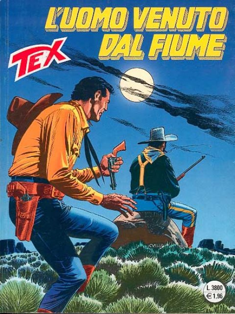 Tex Nr. 476: L'uomo venuto dal fiume front cover (Italian).